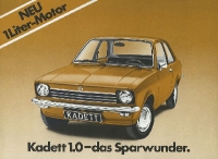 Opel Kadett C Prospekt 3.1974