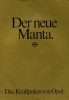 Opel Manta Prospekt 5.1982
