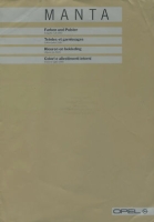 Opel Manta Farben 7.1985