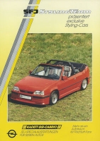 Opel SFJ Kadett E GSI Cabrio III brochure ca. 1990