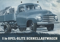 Opel Blitz Prospekt ca. 1952
