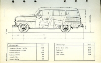 Opel Verkäuferordner Blitz / Rekord Lieferwagen 1956