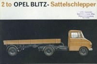 Opel Blitz Sattelschlepper Prospekt 9.1963