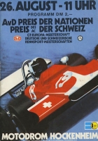 Programm Hockenheimring 26.8.1973