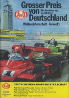 Program Hockenheimring 31.7.1977