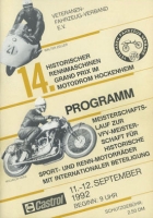 Programm Hockenheimring 11.9.1992