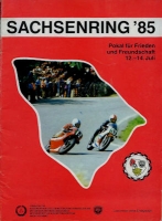 Program Int. Sachsenringrennen 12.-14.7.1985