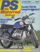 PS Die Motorradzeitung 1977 No. 8