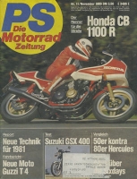 PS Die Motorradzeitung 1980 No. 11