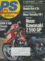 PS Die Motorradzeitung 1981 No. 4