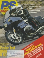 PS Die Motorradzeitung 1982 No. 11