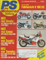 PS Die Motorradzeitung 1983 Heft 11