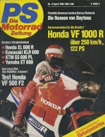 PS Die Motorradzeitung 1984 No. 4