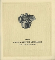 Pallas program ca. 1925