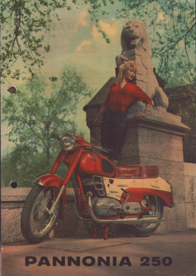Pannonia 250 de Luxe Prospekt 1960er Jahre