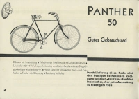 Panther Fahrrad Prospekt 1910