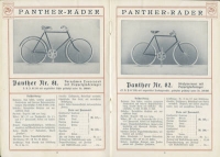 Panther Fahrrad Prospekt 1914