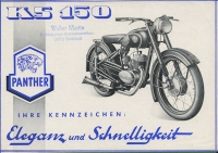 Panther KS 150 Prospekt 1950er Jahre