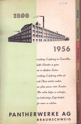 Preview: Panther Händler Katalog 1956