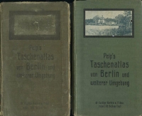 Peip`s Taschenatlas von Berlin und weiterer Umgebung 1914