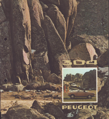 Peugeot 304 Coupé + Cabriolet Prospekt 1974
