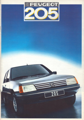 Peugeot 205 Prospekt 1987