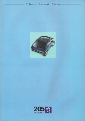 Peugeot 205 Forever Prospekt 3.1995