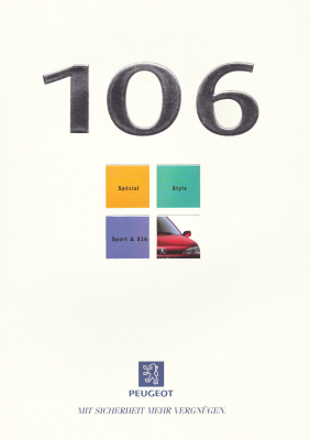 Peugeot 106 Prospekt 4.1998