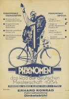 Phänomen bicycle brochure 1935
