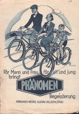 Phänomen Fahrrad Prospekt 5.1936
