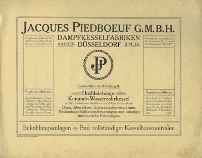 Preview: Jacques Piedoeuf / Düsseldorf Katalog 1920er Jahre