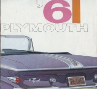 Plymouth Programm 1961