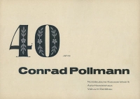 Conrad Pollmann 40 years company brochure 1966