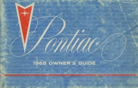 Pontiac Bedienungsanleitung 1965