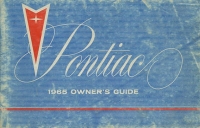 Pontiac owner`s manual 1965