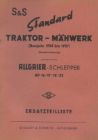 Preview: Porsche Diesel Schlepper / Stockey & Schmitz technische Unterlagen 1958