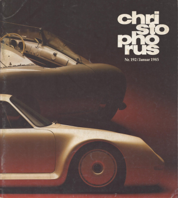 Porsche Christoporus 1985 Nr. 192