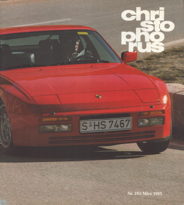 Porsche Christoporus 1985 Nr. 193