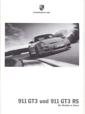 Porsche 911 GT3 RS / 911 GT3 Daten-Prospekt 7.2006