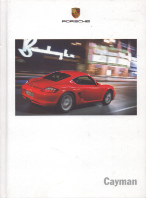 Porsche Cayman Typ 987c Prospekt 5.2007