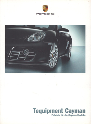 Porsche Cayman Typ 987c Tequipment Prospekt 5.2007