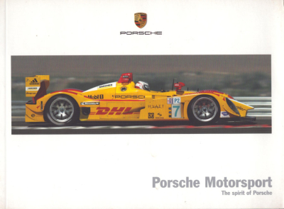 Porsche Motorsport Prospekt 7.2007