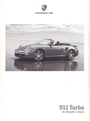 Porsche 911 Turbo Typ 997.2 Daten-Prospekt 6.2008