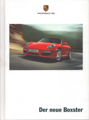 Porsche Boxster Typ 987 Prospekt 8.2008