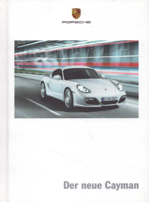 Porsche Cayman Typ 987c Prospekt 8.2008