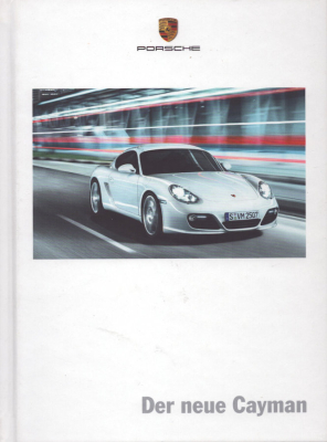 Porsche Cayman Typ 987c Prospekt 2.2009