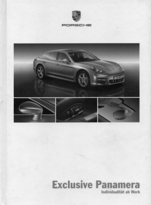 Porsche Panamera Typ 970 Exclusive Prospekt 4.2009