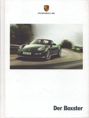 Porsche Boxster Typ 987 Prospekt 1.2010