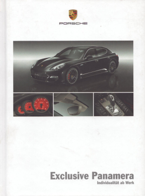 Porsche Panamera Exclusive Typ 970 Prospekt 10.2009