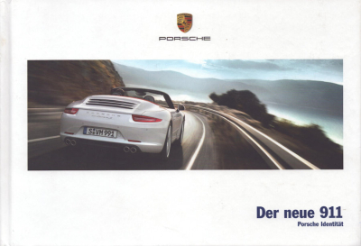 Porsche 911 Carrera Typ 991 Prospekt 9.2011
